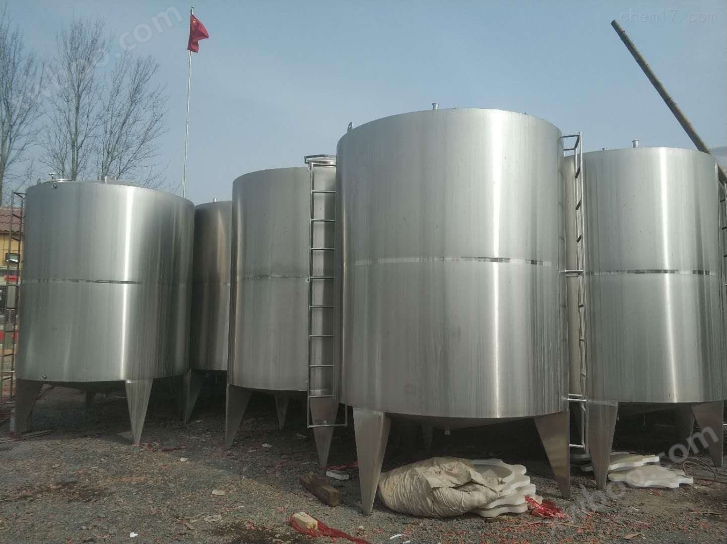 厂家回收二手10吨不锈钢储罐