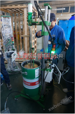 上海仕誉厂家供应意大利MECLUBE工业级气动高压黄油泵,黄油加注泵,气动柱塞泵