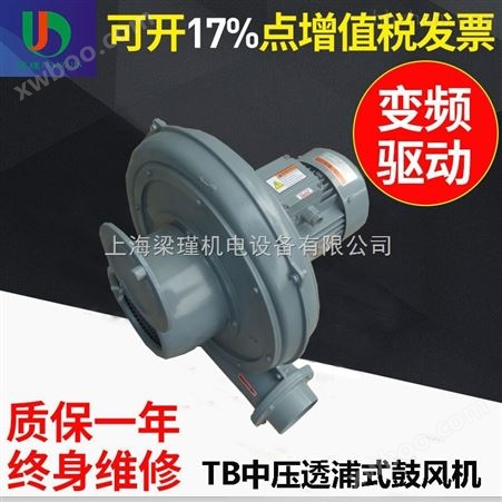 中国台湾TB中压透浦式10HP鼓风机现货价格