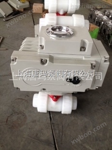 Q961F-10U DN40上海唐玛供应塑料UPVC电动承插球阀