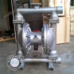 QBY-100铝合金气动隔膜泵 大流量气动浓浆泵 荣达泵阀