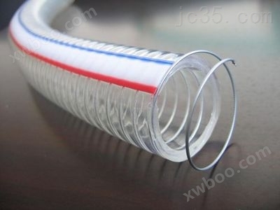 PVC透明塑料红蓝线软管