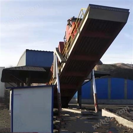 液压翻板卸车机专业卸各种散料卸钢铁