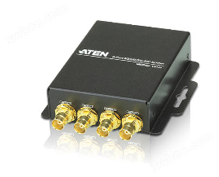 ATEN 宏正  成都  VS146  6端口3G-SDI视频分配器  支持SDI距离(RG6格式)远达90m(3G-SDI)、150m(HD-SDI)或300m(SD-SDI)