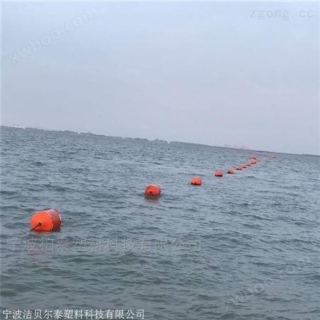 赛道警示浮筒串联式拦船浮子 龙舟比赛浮筒