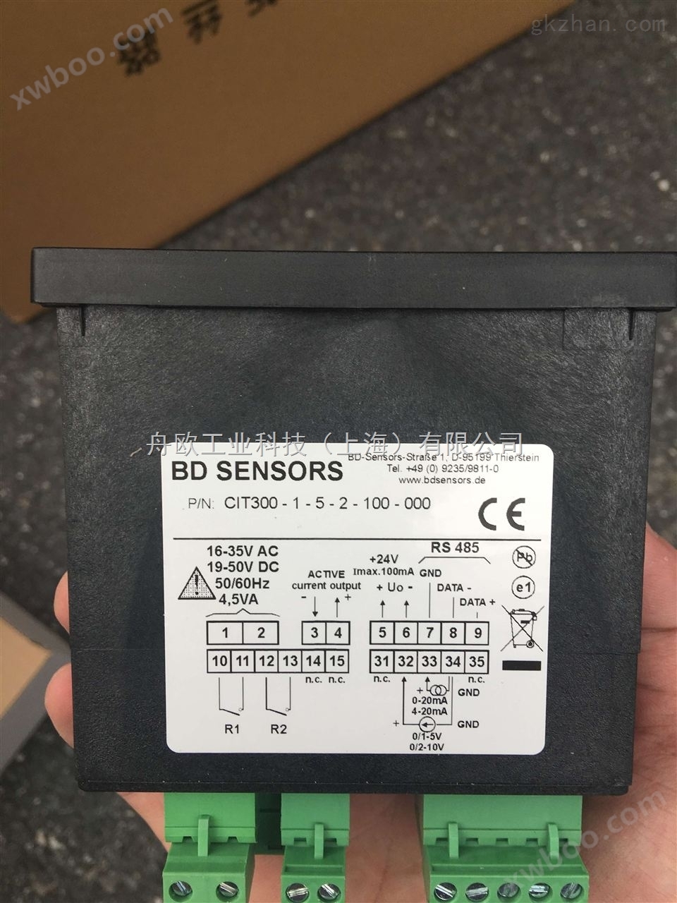 BD sensors*总经销商DMP 331P压力变送器