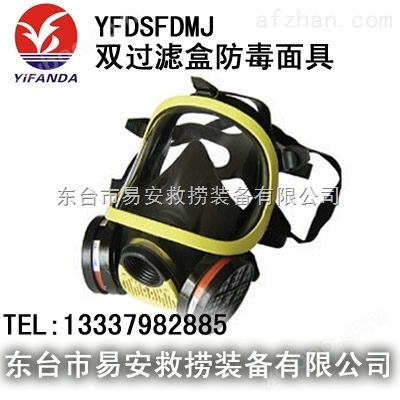 YFDDFDMJ全面罩带导气管防毒面具